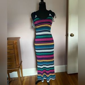 Striped maxi dress